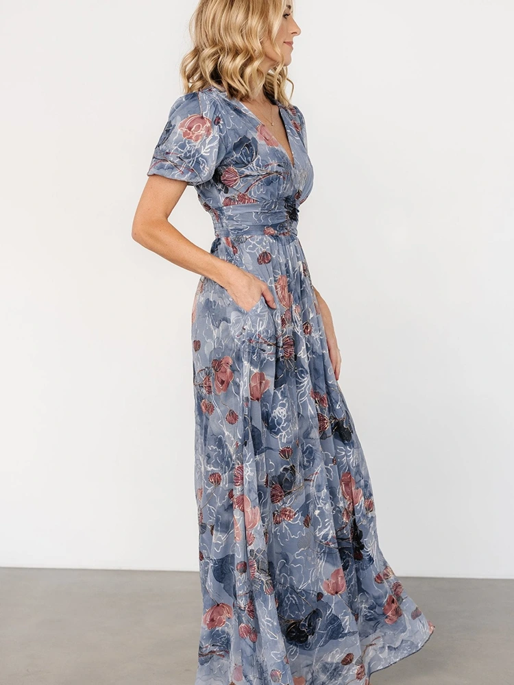 Summer Print Bohemian Long Dress