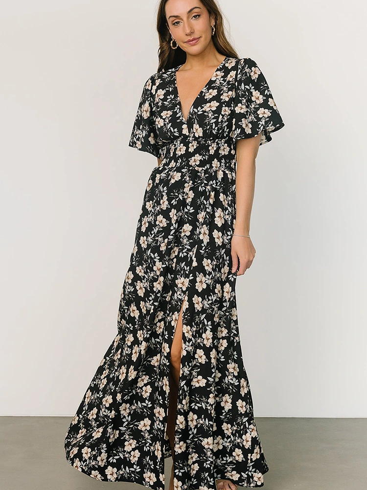 Soineko maxi lore estanpatudun chiffona